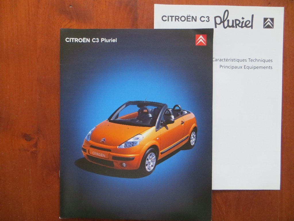 Citroën C3 Pluriel (mei 2003) + bijlage, Ophalen of Verzenden, Nieuw, Citroën