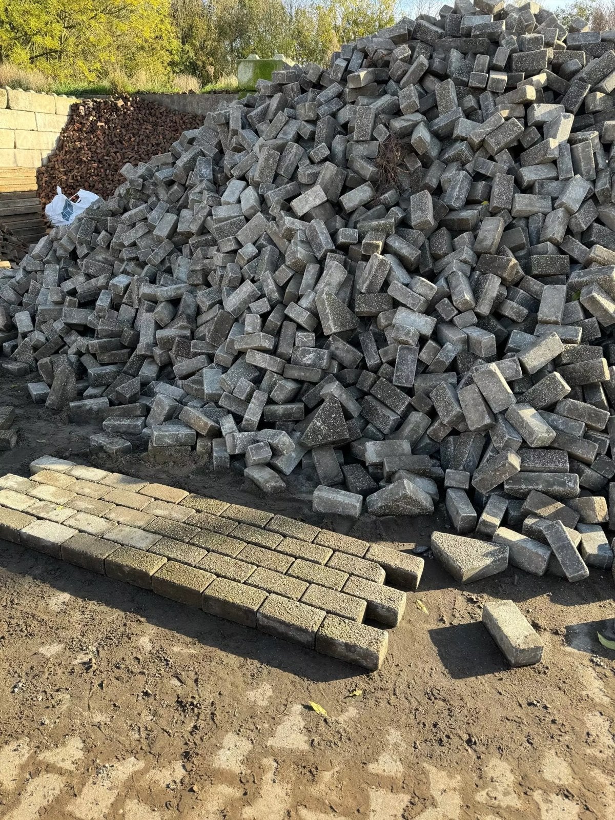 RESTPARTIJ BESTRATING/BETON OVER?, Ophalen of Verzenden, Zo goed als nieuw