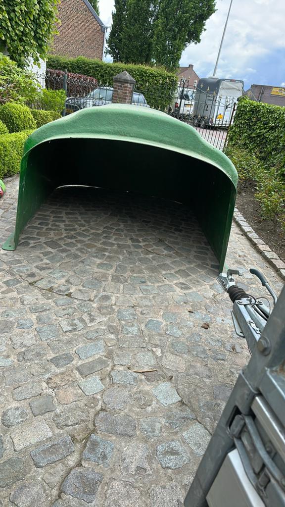 Robuuste Groene Kunststof Overkapping/Hok