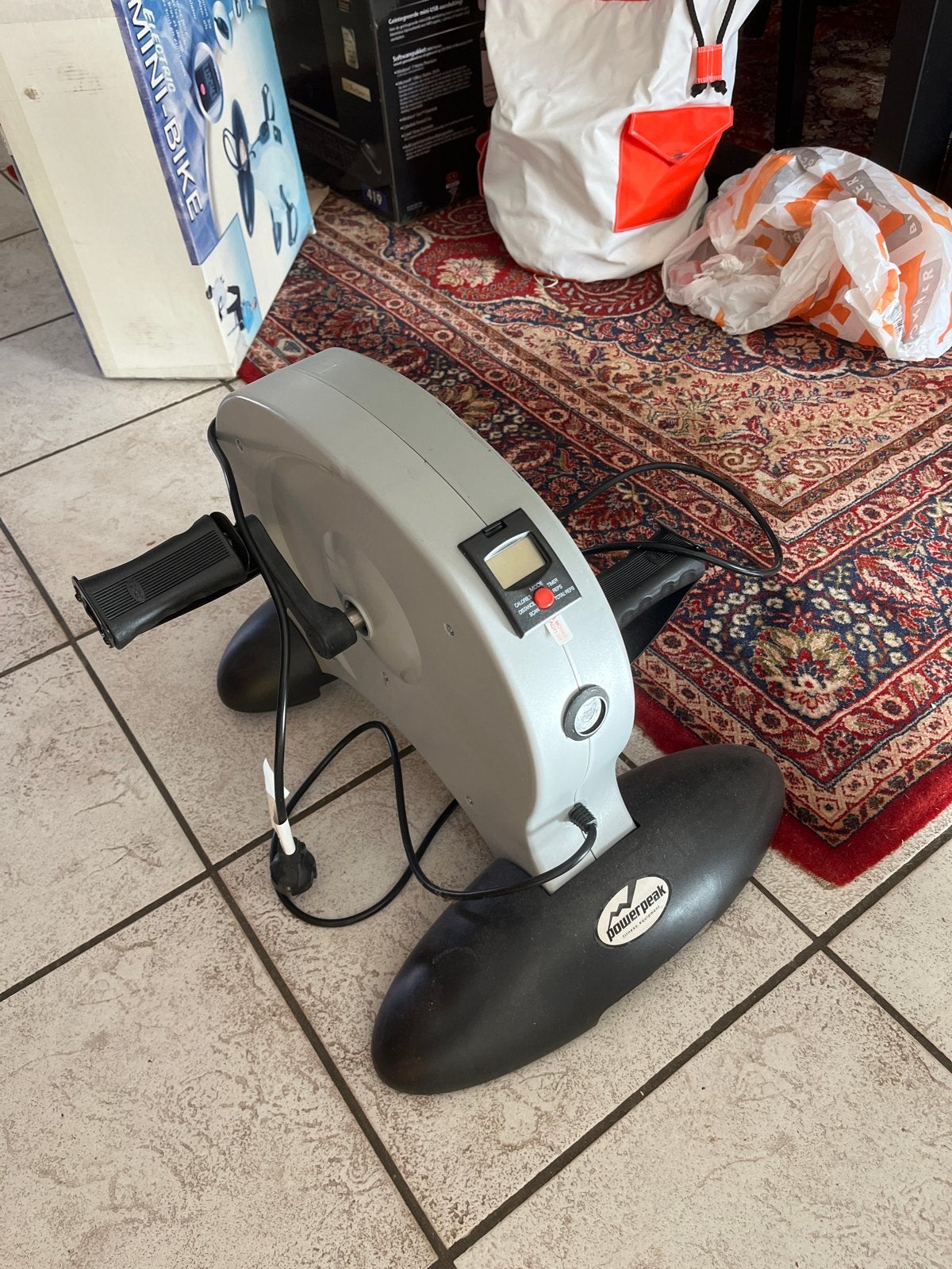 Powerpeak Mini-Bike - Compacte Hometrainer, Sport en Fitness, Kunststof, Gebruikt, Armen, Ophalen of Verzenden