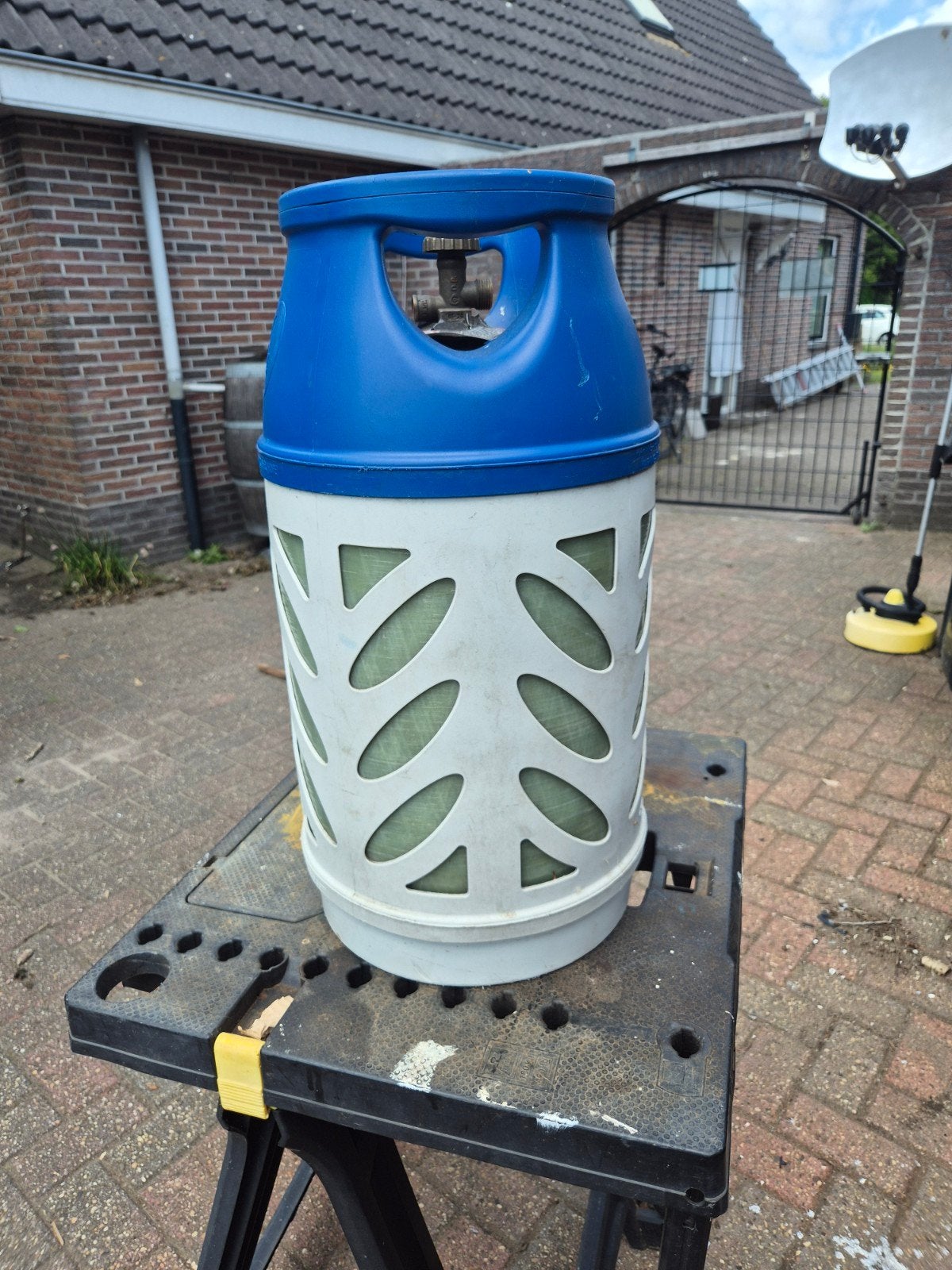 Benegas Light gasfles 10kg - Vol, Ophalen of Verzenden, Gebruikt