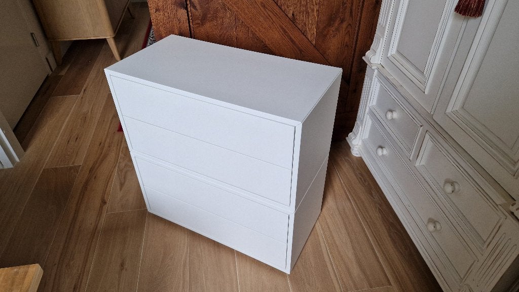 Ikea lade-kast wit, Huis en Inrichting, Kasten | Kledingkasten, Ophalen, 50 tot 100 cm, Zo goed als nieuw, Minder dan 100 cm