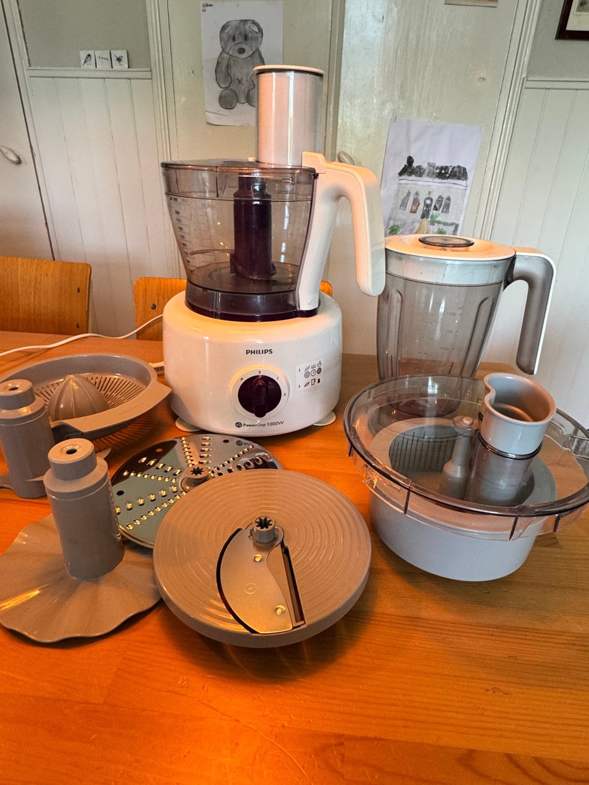 Philips PowerChop Keukenmachine Compleet food processor, Witgoed en Apparatuur, Keukenmixers, Ophalen, 3 snelheden of meer, Zo goed als nieuw