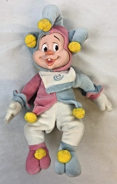 Efteling Pardotje Vintage Pluche pop knuffel Harlekijn