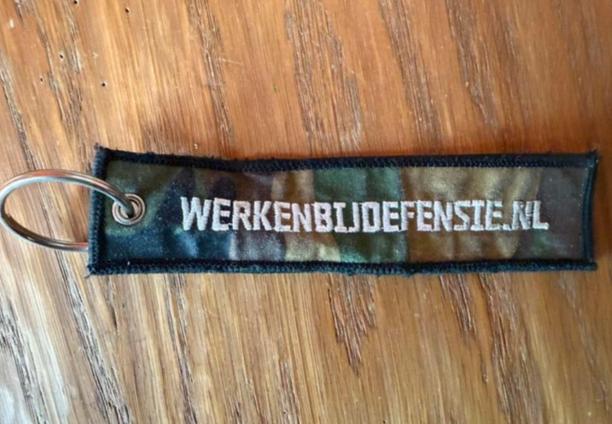 Werken bij Defensie - sleutelhanger, Ophalen of Verzenden, Gebruikt, Overige typen