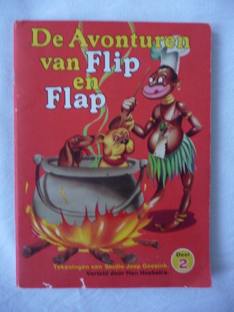 boek DE AVONTUREN VAN FLIP EN FLAP- deel 2, 50-er jrn, Ophalen of Verzenden, Gelezen, Han Hoekstra, Fictie algemeen