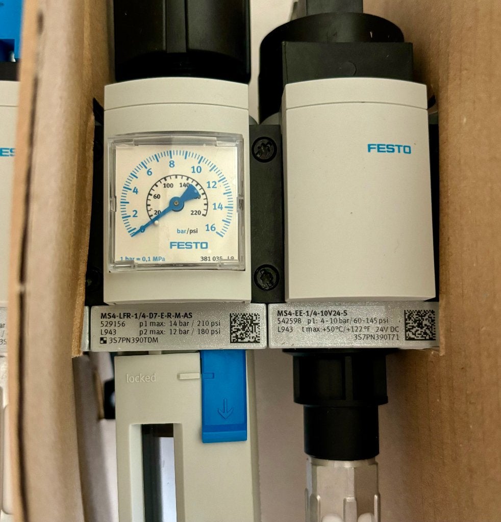 FESTO - Luchtverzorging - MS4 - Service Unit - Compressor, Ophalen of Verzenden, Nieuw