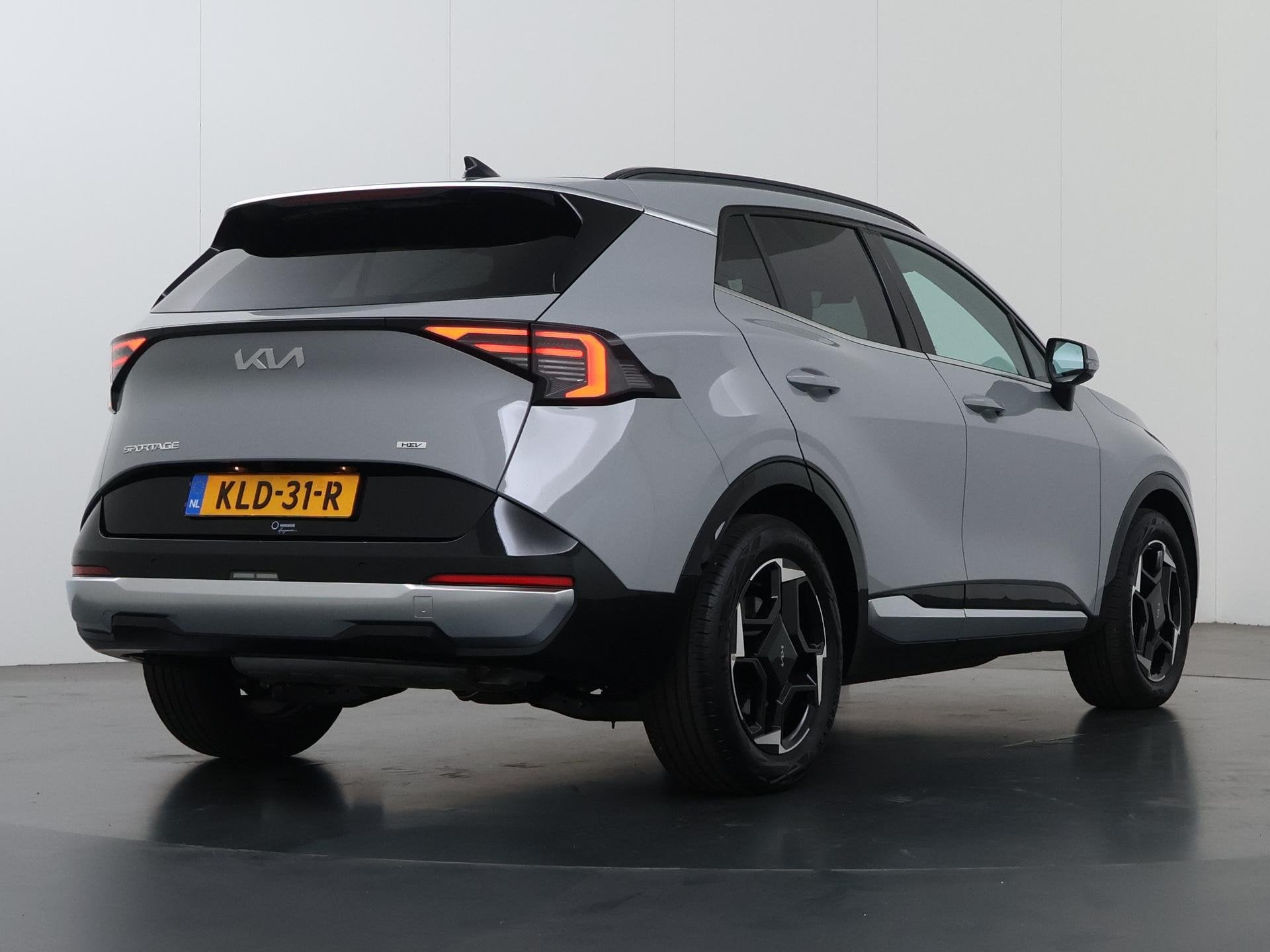Kia Sportage 1.6 T-GDi Hybrid DynamicPlusLine | Panoramadak, Auto's, Verwarmde buitenspiegels, 4 cilinders, Leder en Stof, Origineel Nederlands