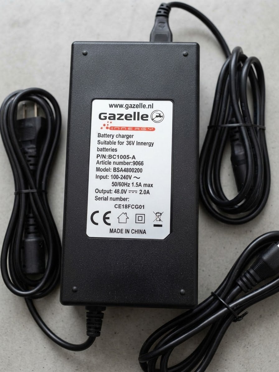 Gazelle Innergy Acculader 36V (48V 2.0A), Gebruikt