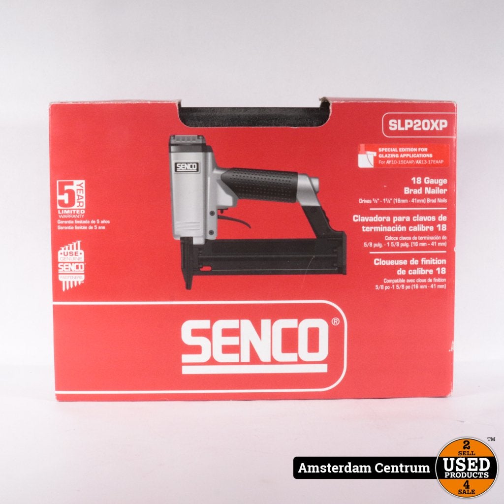 Senco SLP20XP Tacker Beglazings Bradmachine - ZGAN, Senco, Gebruikt, Support@senco.com, 4270 Ivy Pointe Blvd, Cincinnati, 
OH 45245, 
USA