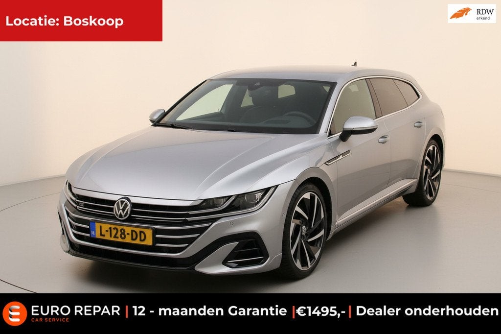 Volkswagen Arteon Shooting Brake 2.0 TSI R-Line Business+, Auto's, Volkswagen, Euro 6, 1984 cc, Automatische klimaatregeling, Zilver of Grijs