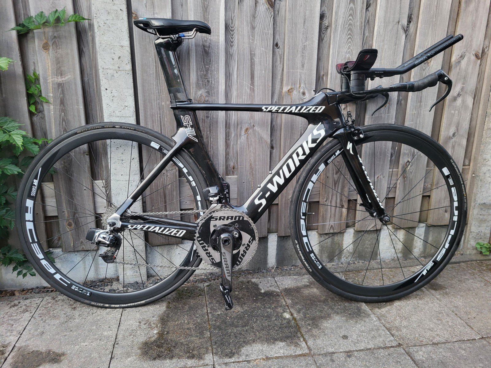 Specialized S-Works Shiv TT fiets SRAM Red eTap, 28 inch, Gebruikt, Velgrem, Meer dan 20 versnellingen