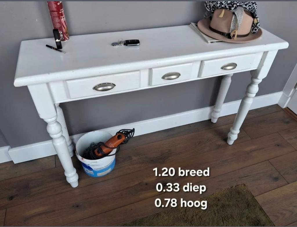 Sidetable, Ophalen, Gebruikt, 25 tot 50 cm, 50 tot 100 cm