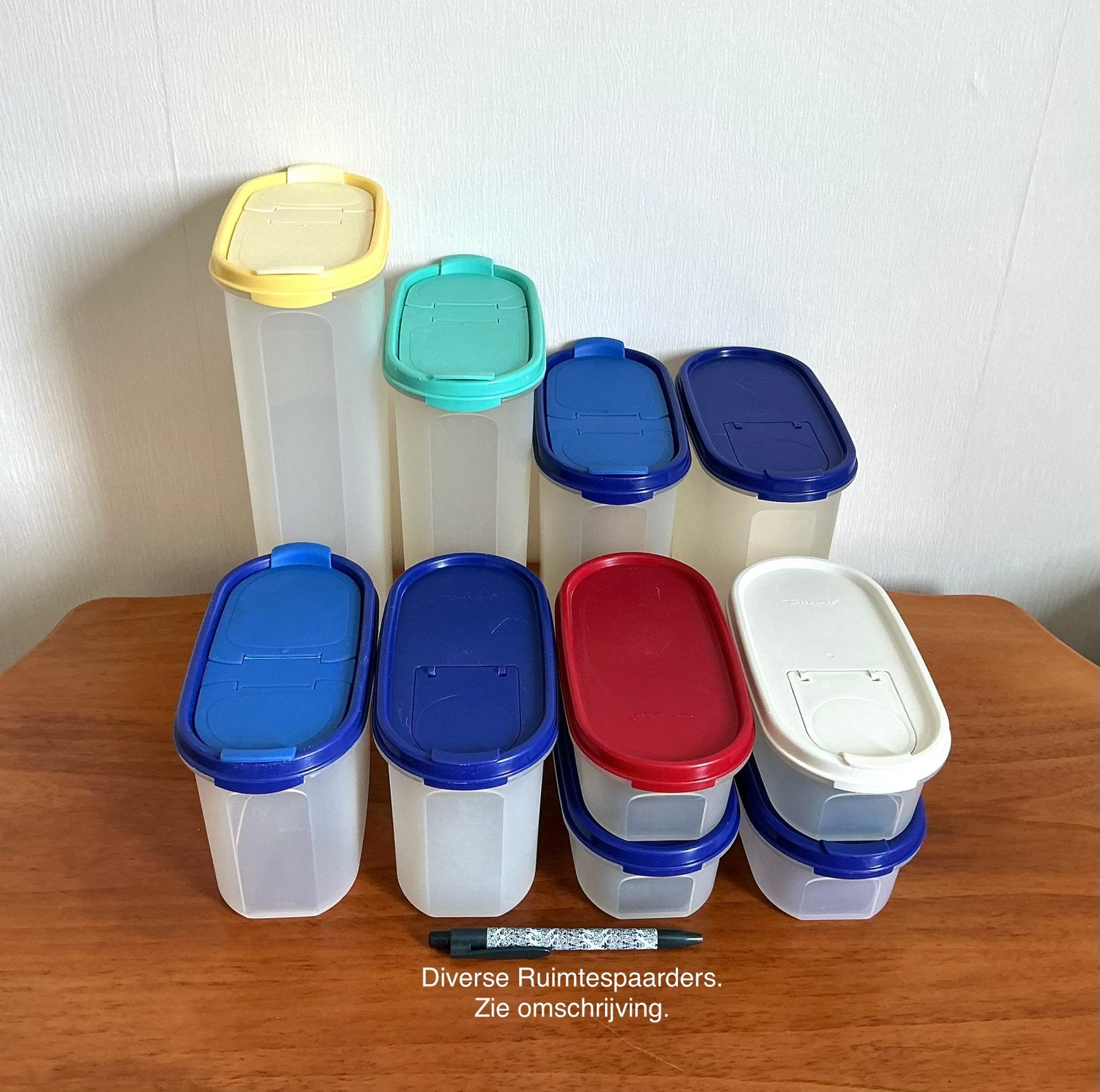 Tupperware Diverse Ruimtespaarders ovaal.  Zie omschrijving., Ophalen of Verzenden, Zo goed als nieuw, Groen, Overige typen