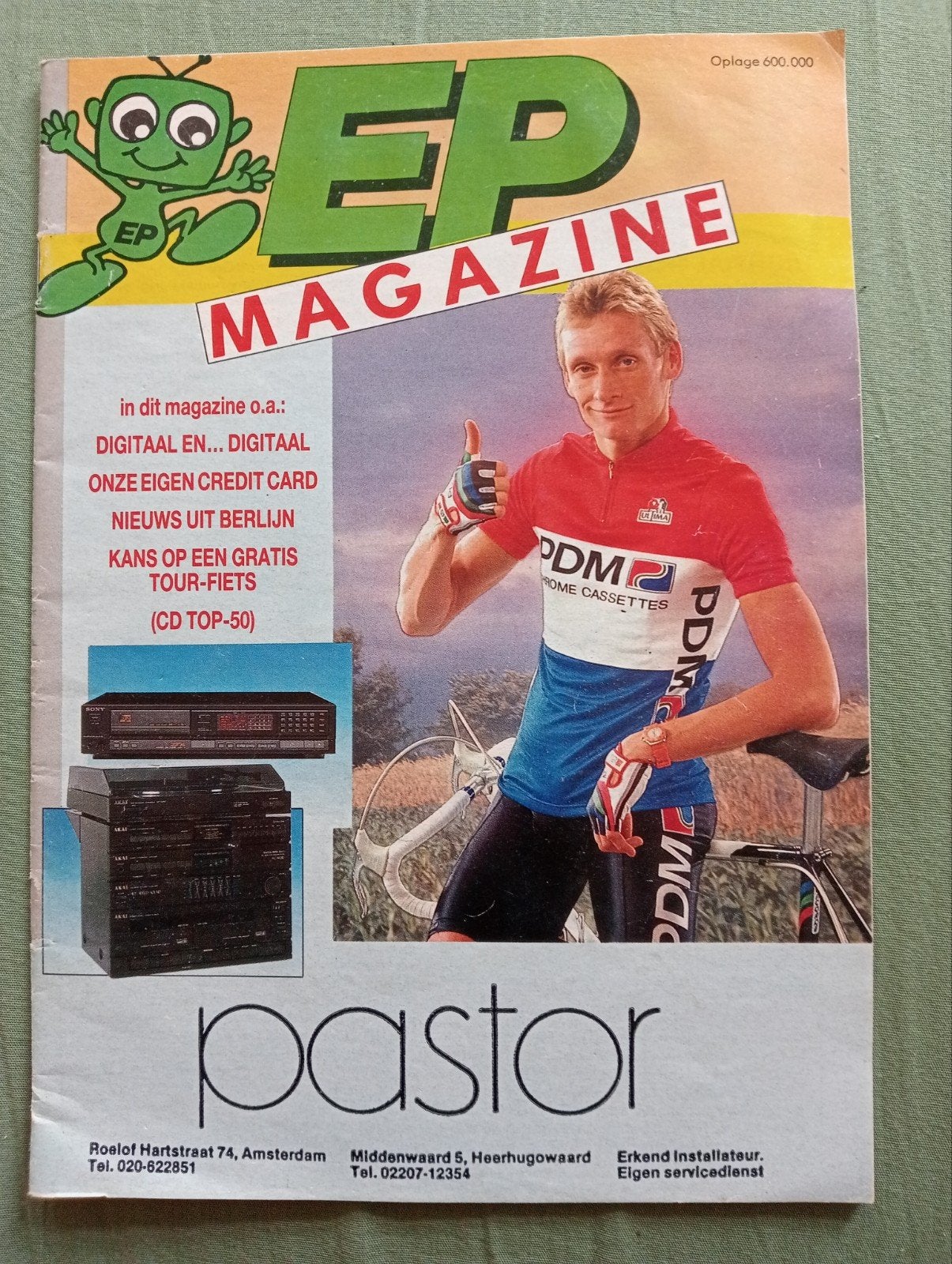 Adri van der Poel cassette reclame folder, Ophalen of Verzenden, ., ., .
