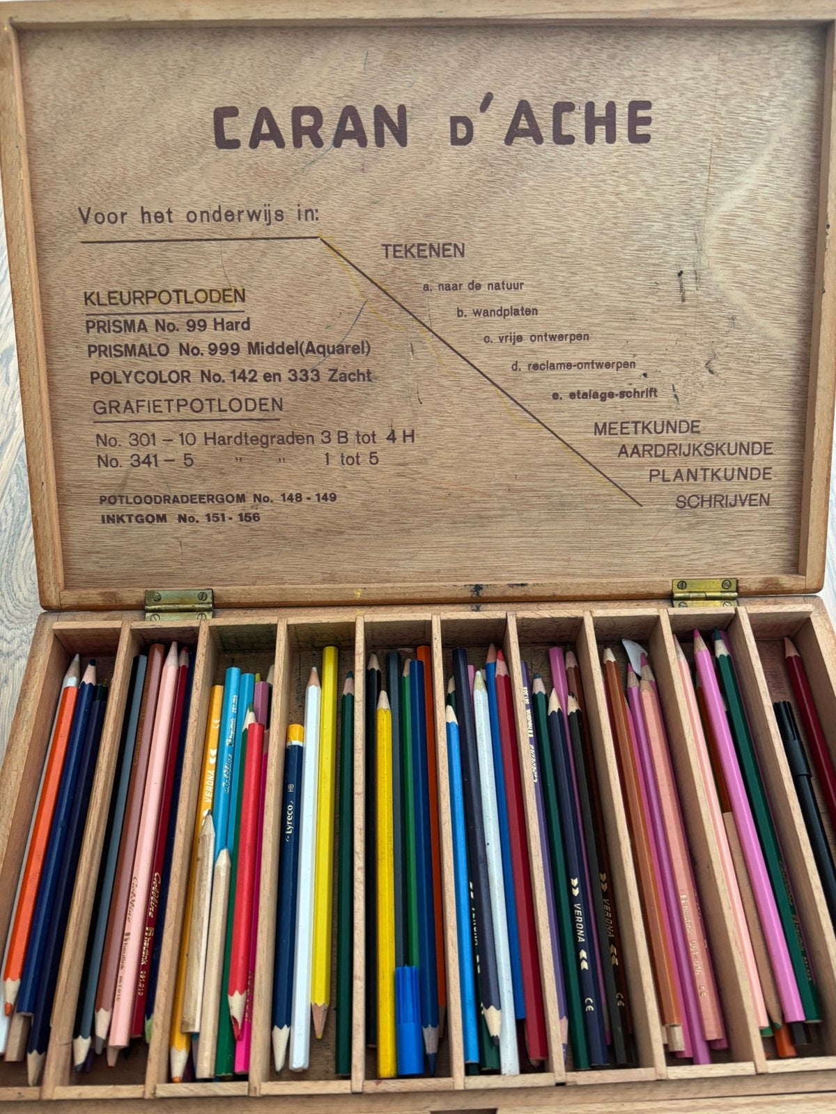 Caran d’Ache potlodendoos Vintage, Ophalen of Verzenden, Gebruikt, Potlood of Stift