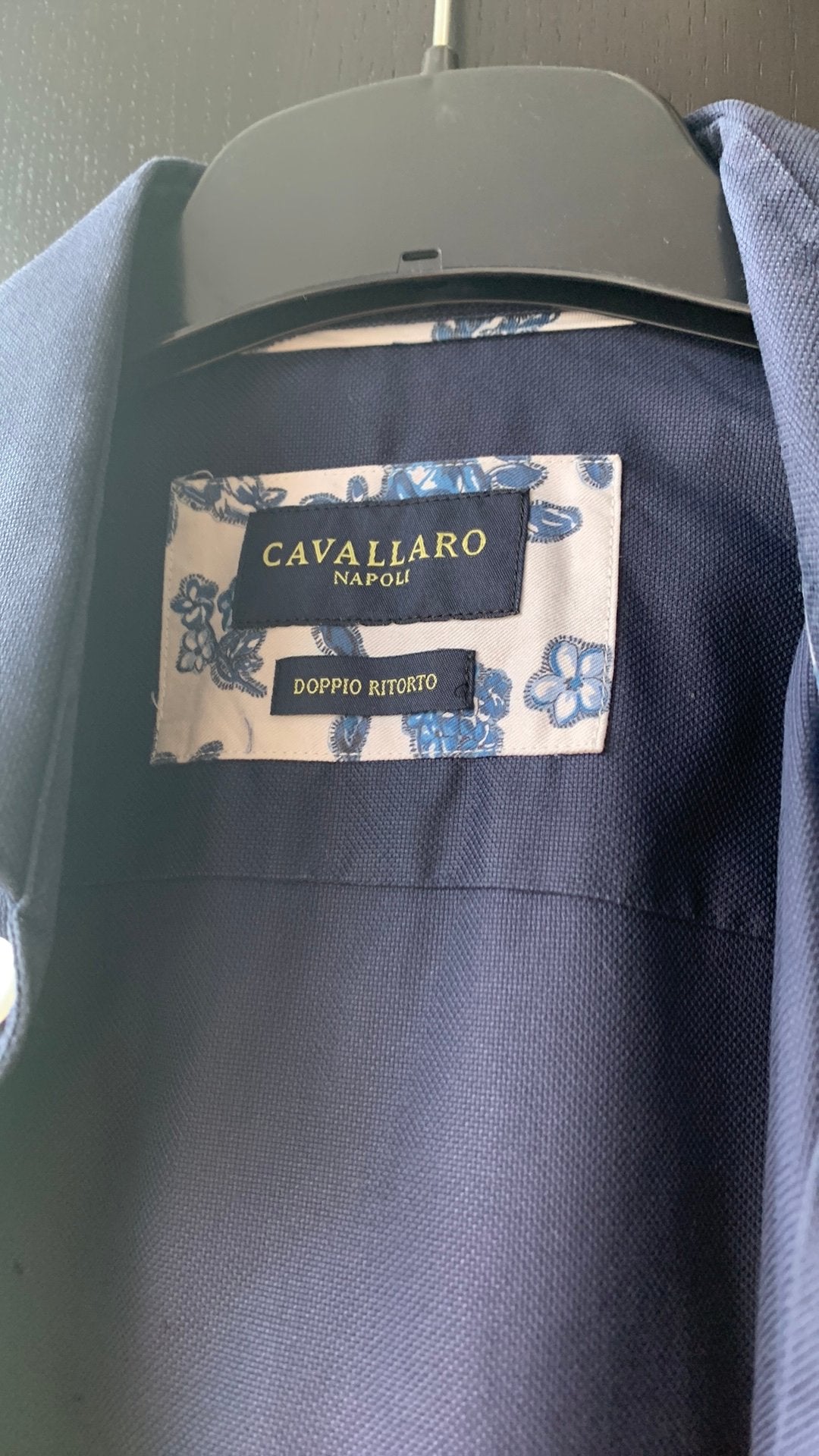 Cavallaro overhemd, Ophalen, Zo goed als nieuw, Blauw