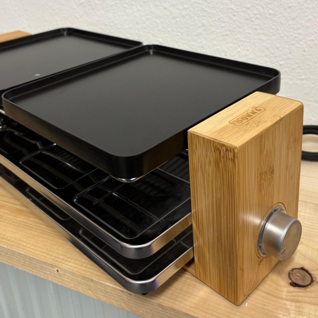 Prima Donna Gourmet-raclette bamboe 8 persoons - Nieuw, Flex Ltd., Zo goed als nieuw, https://flex.com/contact-us, Nobelstraat 10, 5807 GA Oostrum LB, Limburg, Nederland