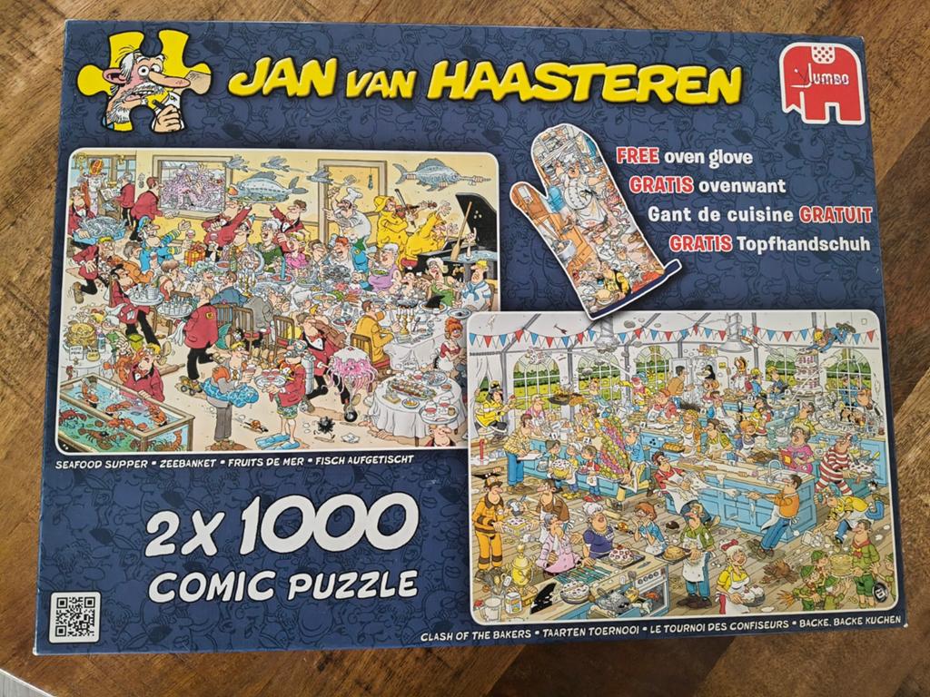 2 Jan van Haasteren puzzel, Ophalen of Verzenden, 500 t/m 1500 stukjes, Zo goed als nieuw