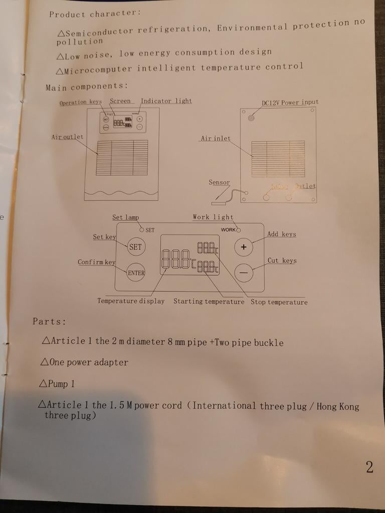 Aquarium koeler nieuw, Dieren en Toebehoren, Vissen | Aquaria en Toebehoren, Ophalen of Verzenden, Nieuw, Verlichting of Verwarming