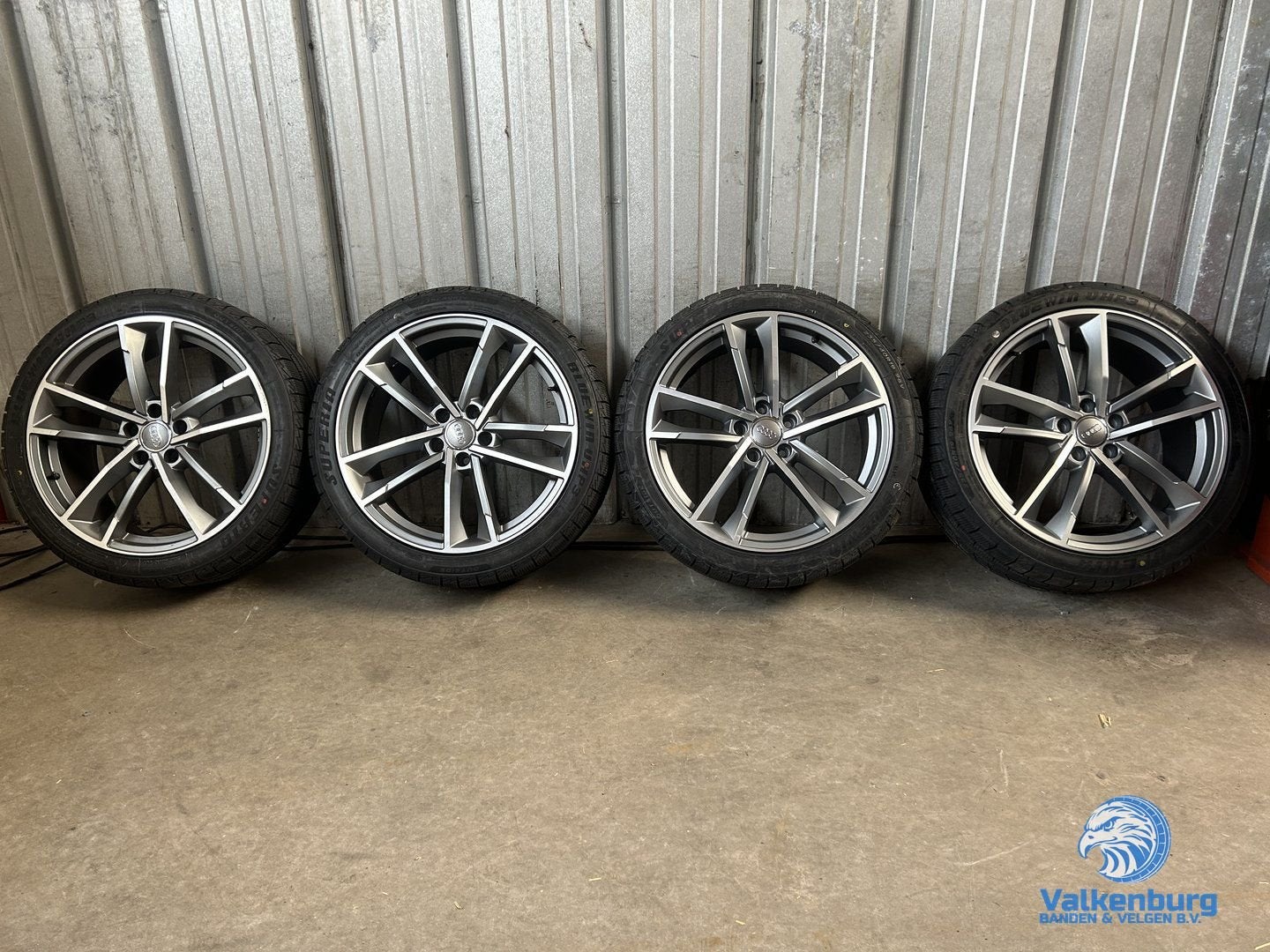 8mm! VW Caddy Passat Audi A4 19 inch antraciete velgen 5x112, Auto-onderdelen, 19 inch, Gebruikt, -, -