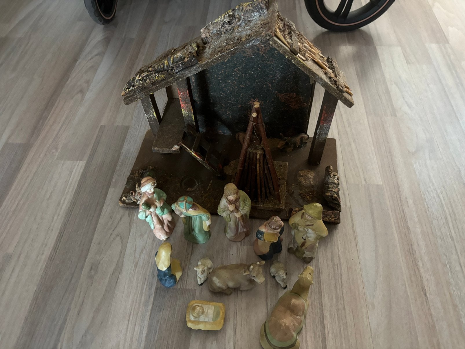 Kerststal., Diversen, Ophalen, Gebruikt
