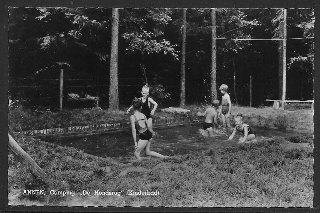 147 Annen, Camping ,De Hondsrug ( Kinderbad), Ophalen of Verzenden, Voor 1920, Ongelopen, Drenthe