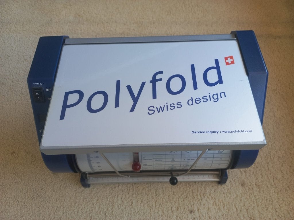 polyfold vouwmachine, Ophalen, Gebruikt