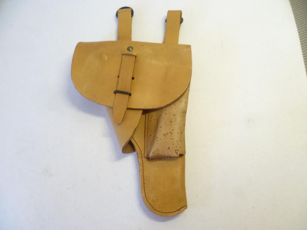 Pistool Tas holster Franse Leger 50/60er jaren militair., Ophalen of Verzenden, Landmacht, Overige gebieden