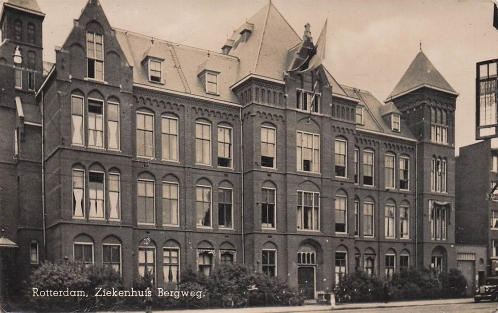 702-322-045 Rotterdam Ziekenhuis Bergweg, Verzenden, Voor 1920, Zuid-Holland