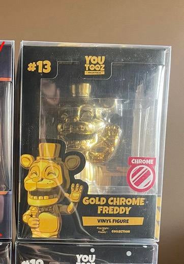 Youtooz Fnaf GoldenChrome Freddy!, Verzamelen, Ophalen of Verzenden, Zo goed als nieuw