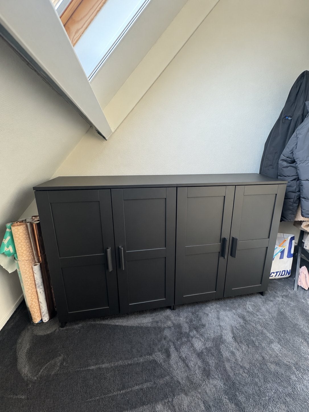 2 Brimnes kasten, Ophalen, Zo goed als nieuw, 25 tot 50 cm, 50 tot 100 cm