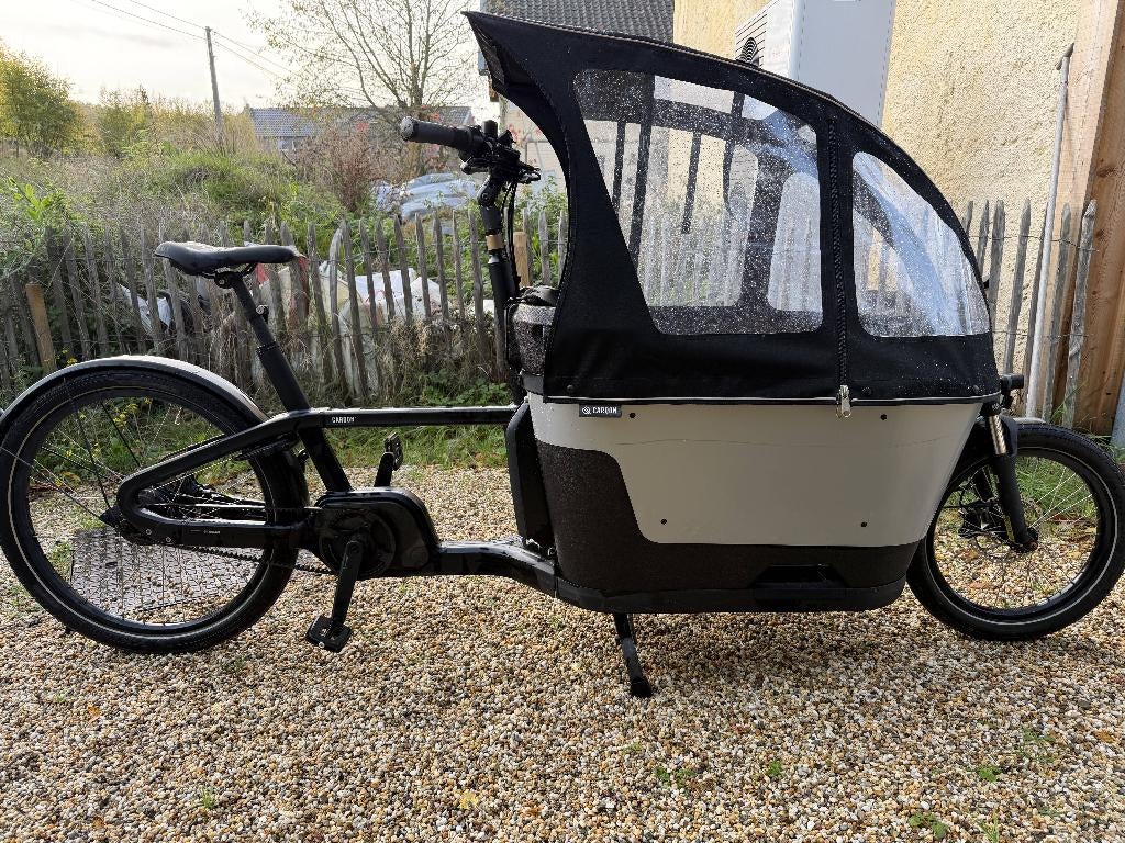 Carqon Cruise 2022 - Dubbele Accu & Nieuwe Huif, Fietsen en Brommers, Fietsen | Bakfietsen, Huif, Zo goed als nieuw, 2 kinderen
