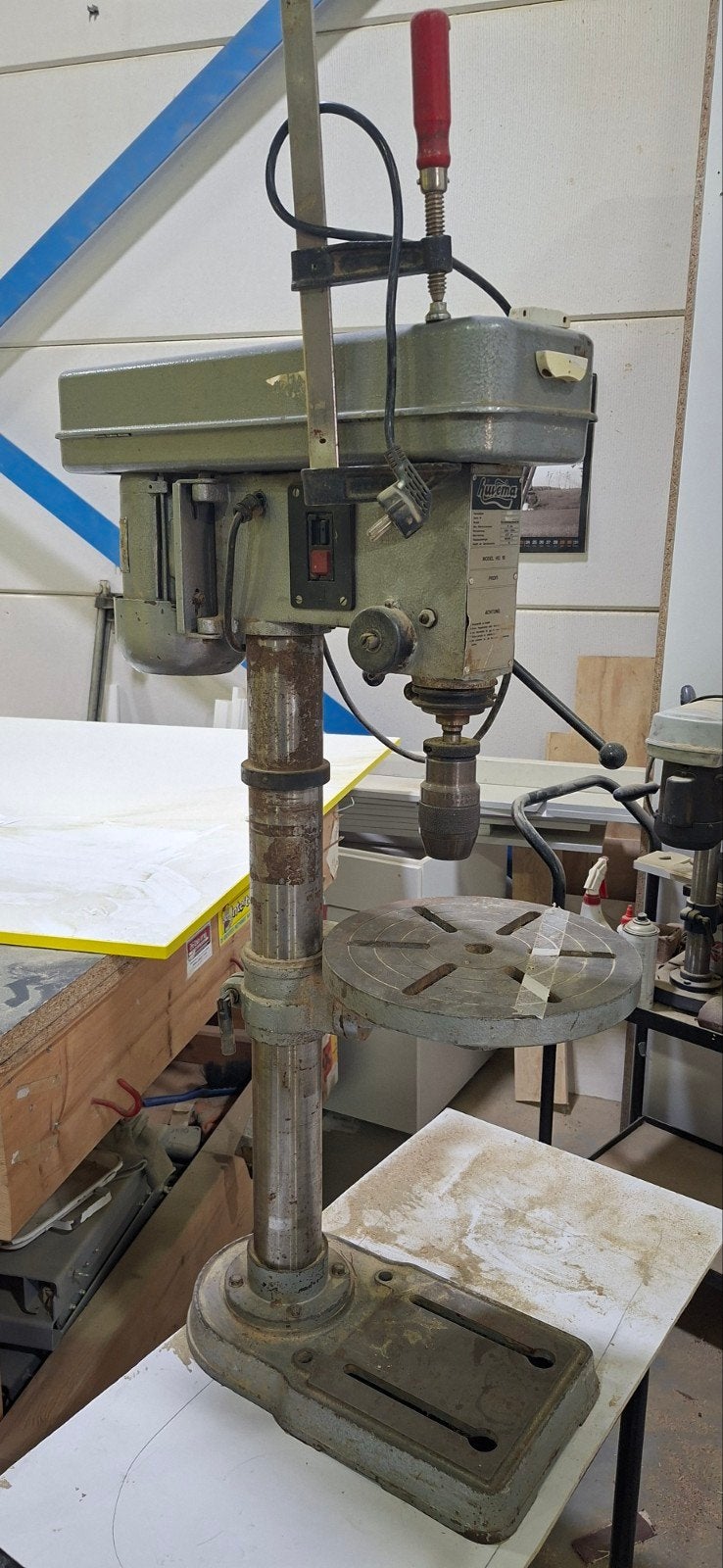Huvema HU 16 pro 1991, Ophalen, Gebruikt, Kolomboormachine, Variabele snelheid