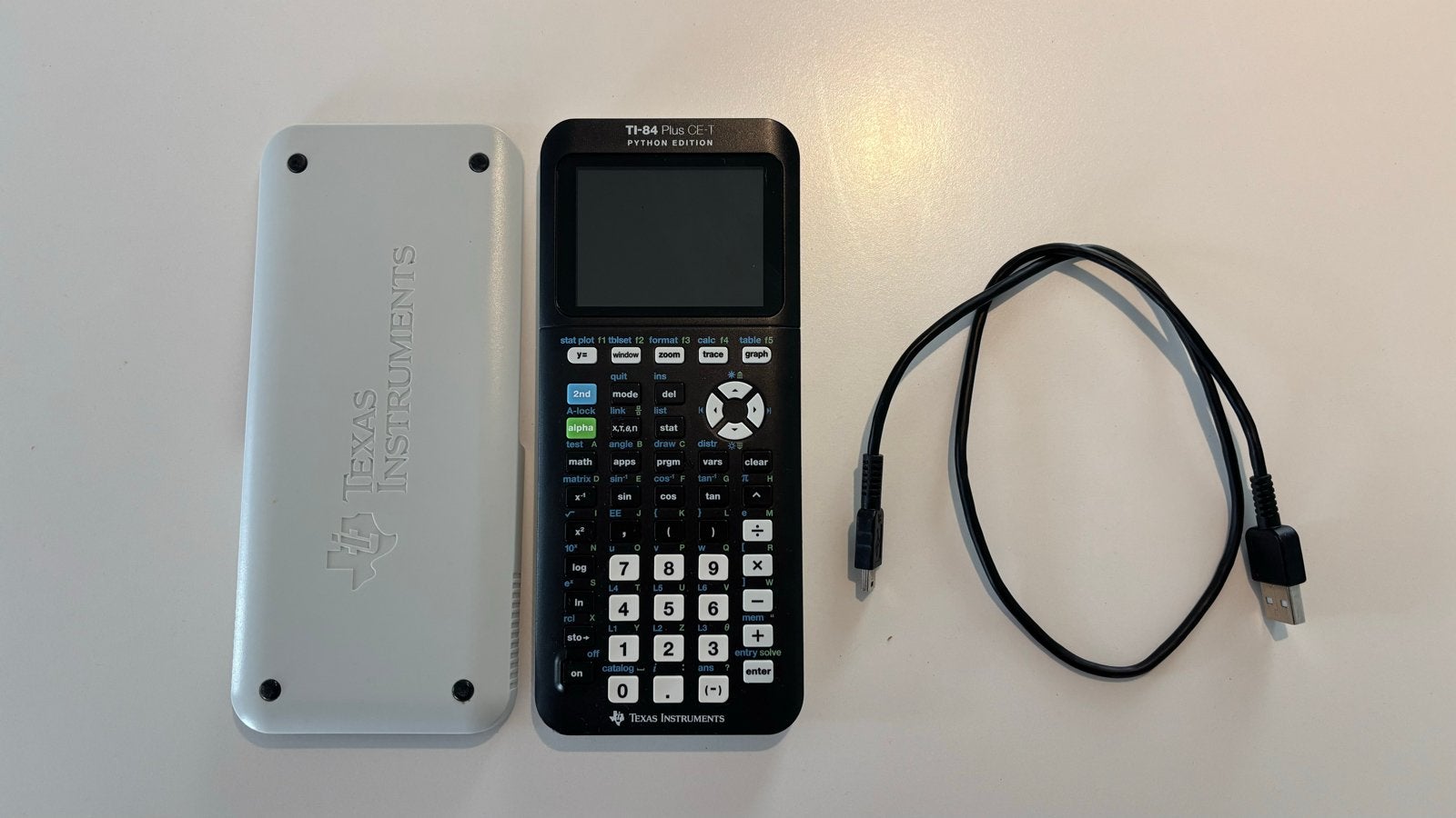 Python TI84 plus CE-T grafisch rekenmachine - nieuwe accu!, Ophalen of Verzenden, Grafische rekenmachine, Zo goed als nieuw
