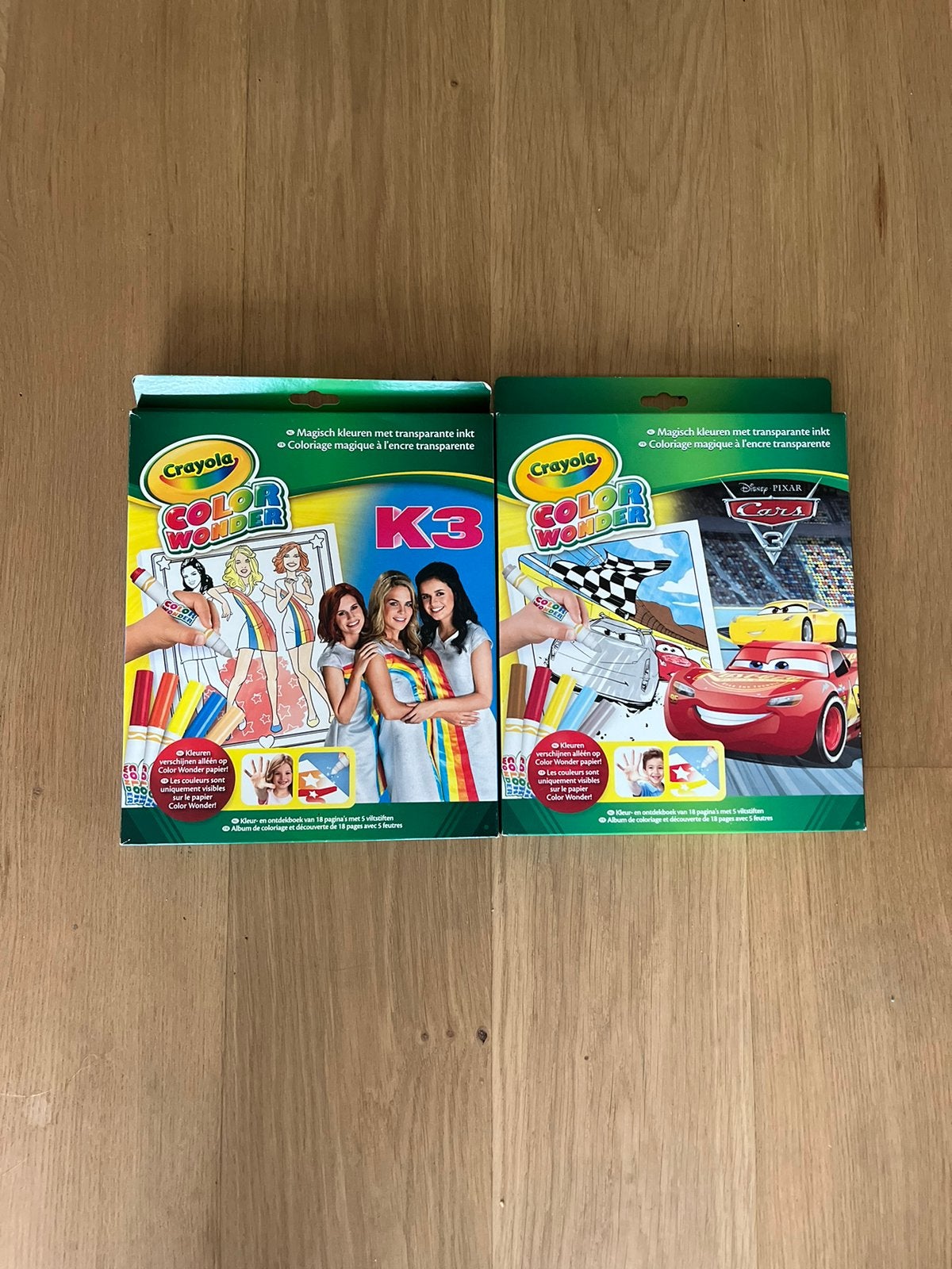 Crayola inkleurplaten k3 en cars, Kinderen en Baby's, Ophalen of Verzenden, Gebruikt