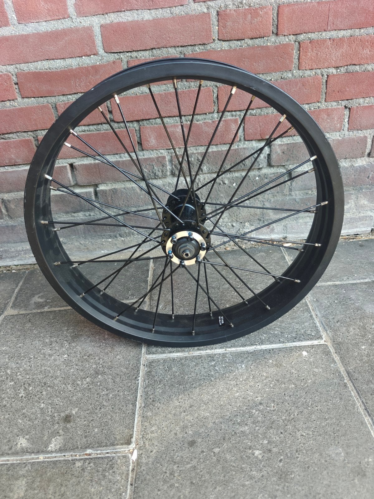 20 inch 80mm velg met 36 spaken en naaf voor fatbike, Fietsen en Brommers, Fietsonderdelen, Nieuw, Wiel, Aluminium, Elektrische fiets