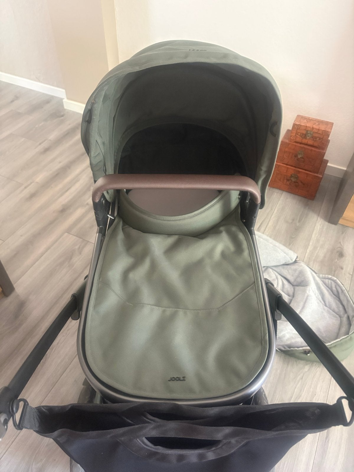 Joolz Geo3 Mono 3-in-1 kinderwagen Forest Green, Combiwagen, Ophalen, Overige merken, Verstelbare duwstang