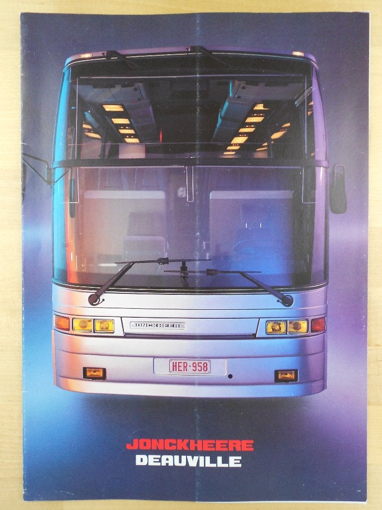 Jonckheere Deauville Bus Brochure 1990 Touringcar, Ophalen of Verzenden, Zo goed als nieuw, Jonkheere, Overige merken