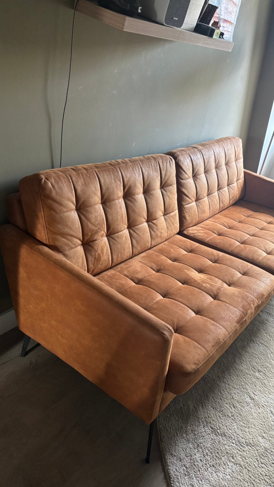 Rebellenclub bank, Ophalen, 150 tot 200 cm, Driepersoons, 75 tot 100 cm
