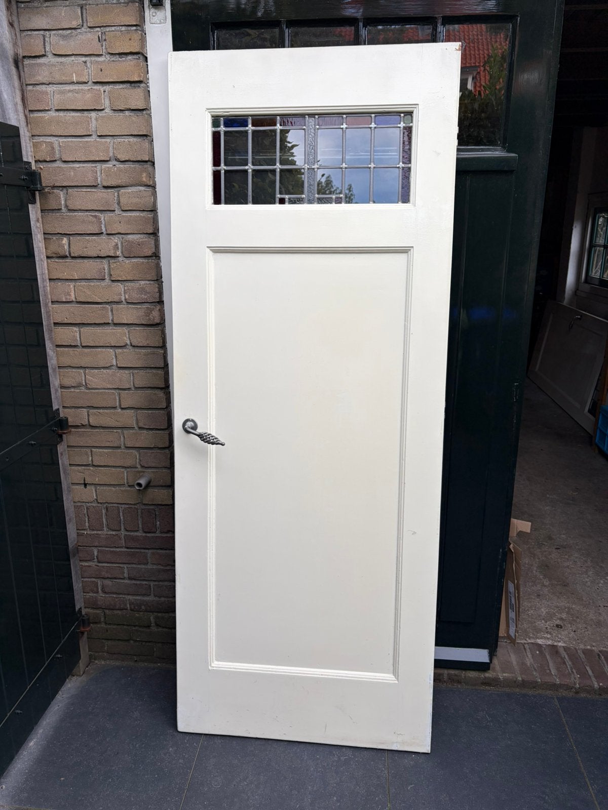 Diverse houten deuren met glas in lood, Ophalen, Gebruikt, 80 tot 100 cm, Binnendeur