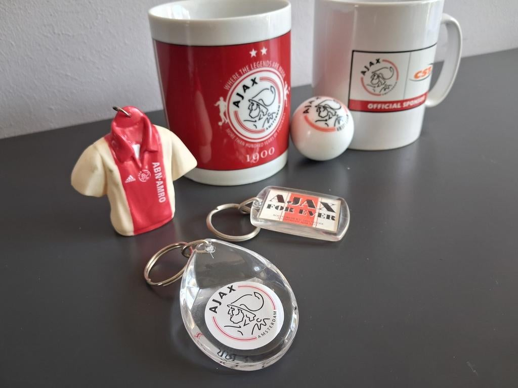AFCA Ajax Amsterdam Mokken en Sleutelhangers geen shirt, Ophalen of Verzenden