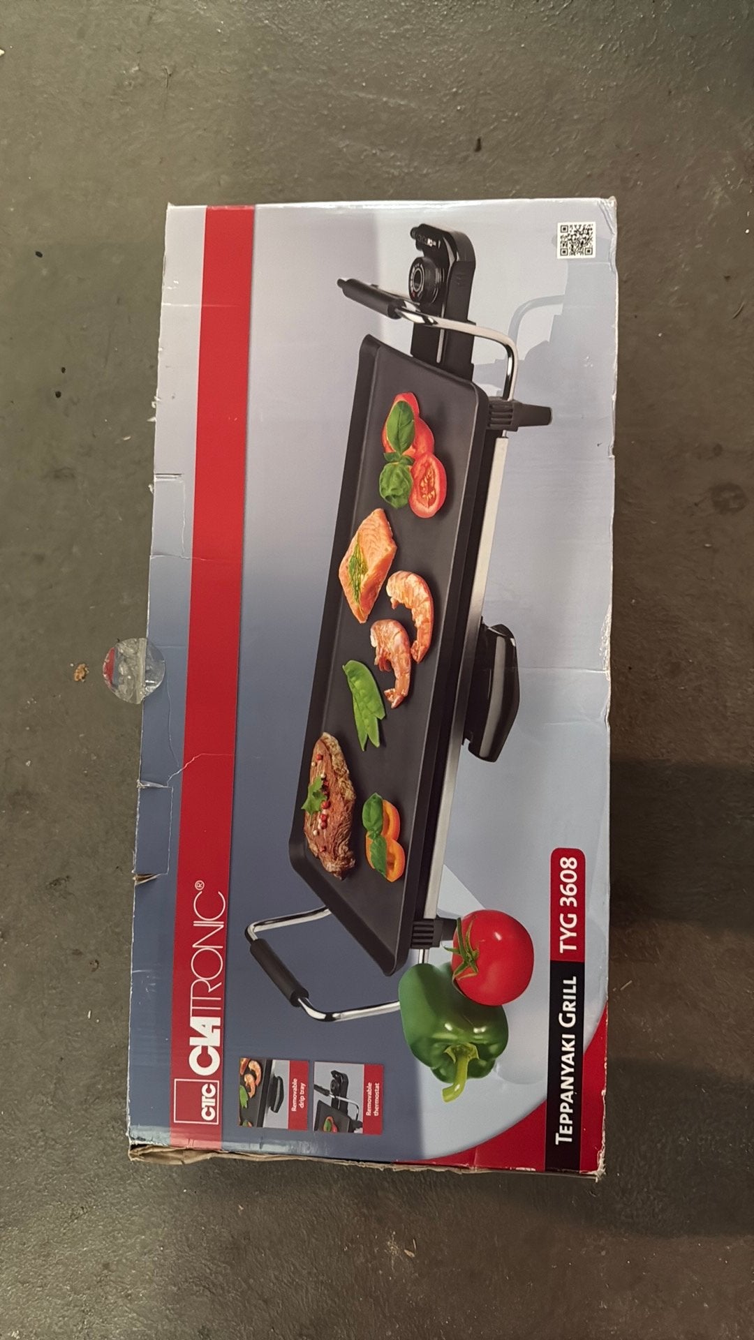 Teppanyaki grill, Ophalen, Zo goed als nieuw