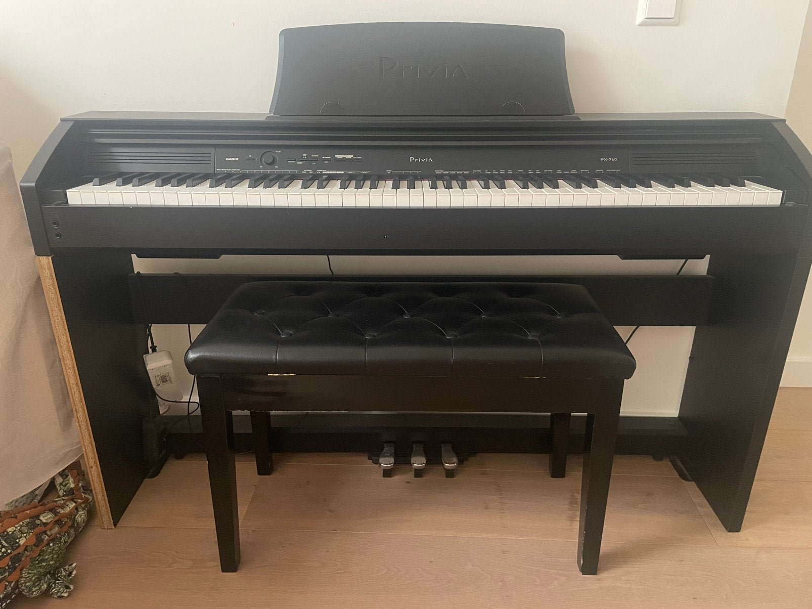 elektrische piano Privia, Ophalen, Gebruikt, Zwart, Piano