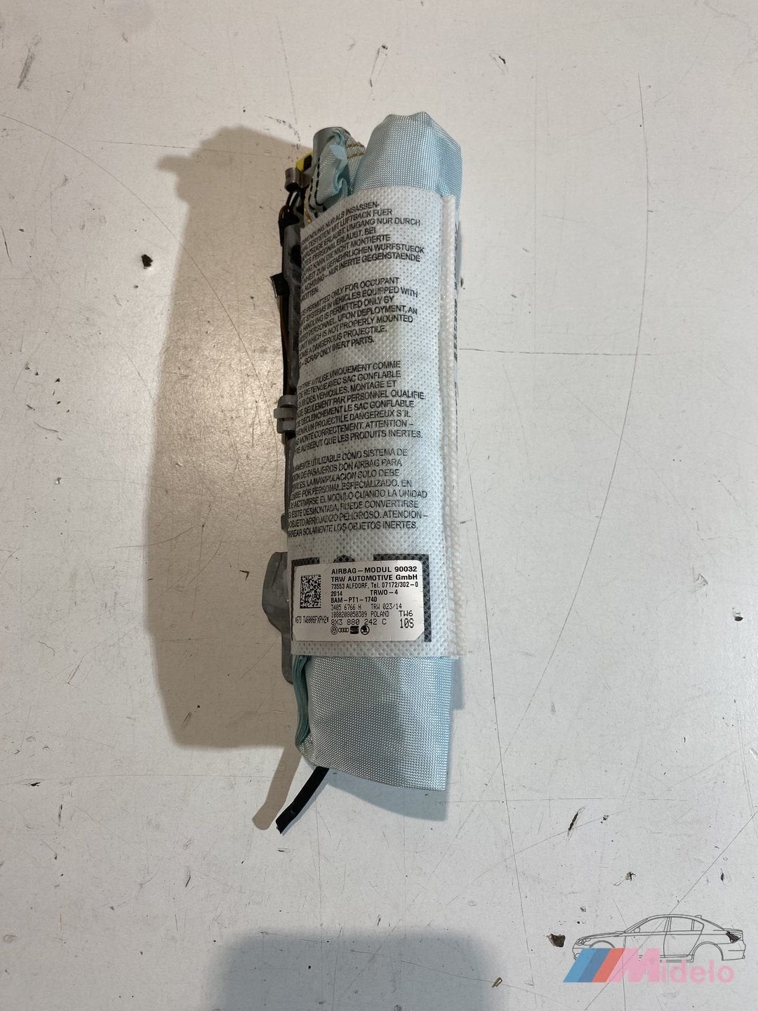 AUDI A1 STOEL AIRBAG RECHTS 8X3880242C, Gebruikt, -, -, -