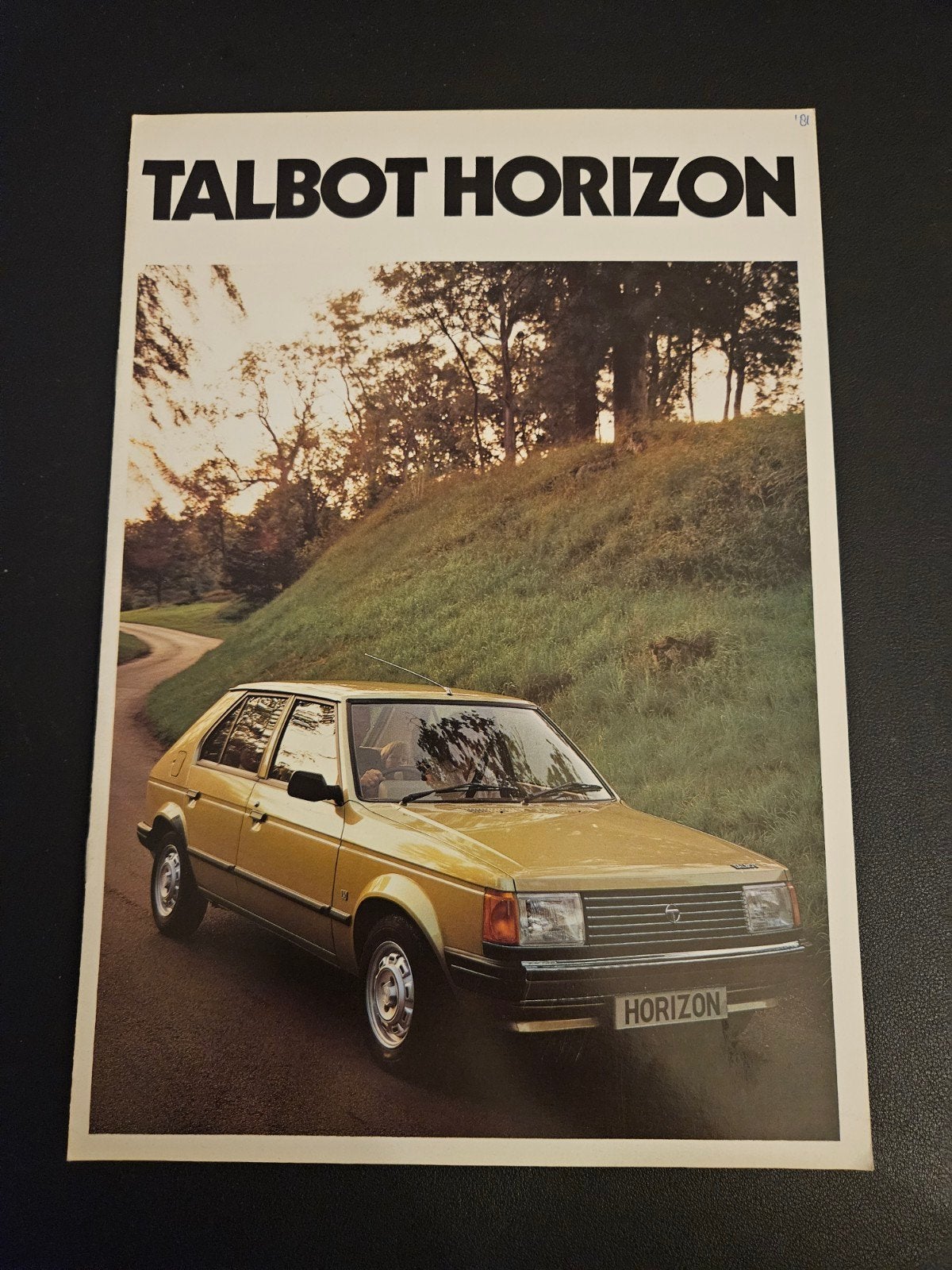 Brochure Talbot Horizon 1980 UK, Ophalen of Verzenden, Zo goed als nieuw, Overige merken