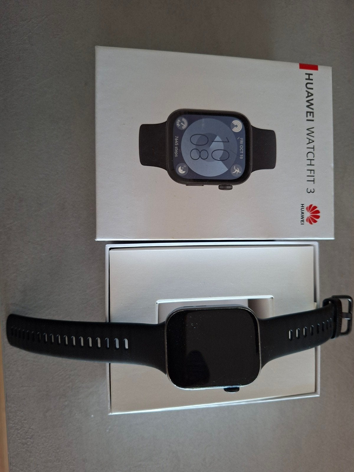 Huawei Watch Fit 3 - Zwart - Lichte gebruikssporen, Ophalen of Verzenden, Gebruikt, Zwart, Huawei