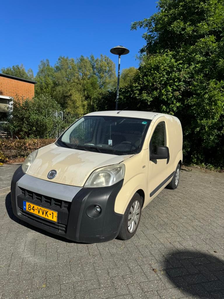 Fiat Fiorino 1.3 MJ 2008 Diesel, Auto's, Voorwielaandrijving, Stof, Zwart, 4 cilinders