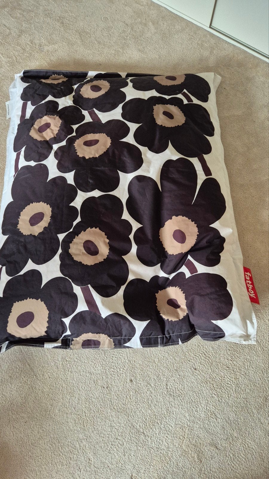 Fatboy Original Zitzak Marimekko Unikko Bruin/Beige, Ophalen