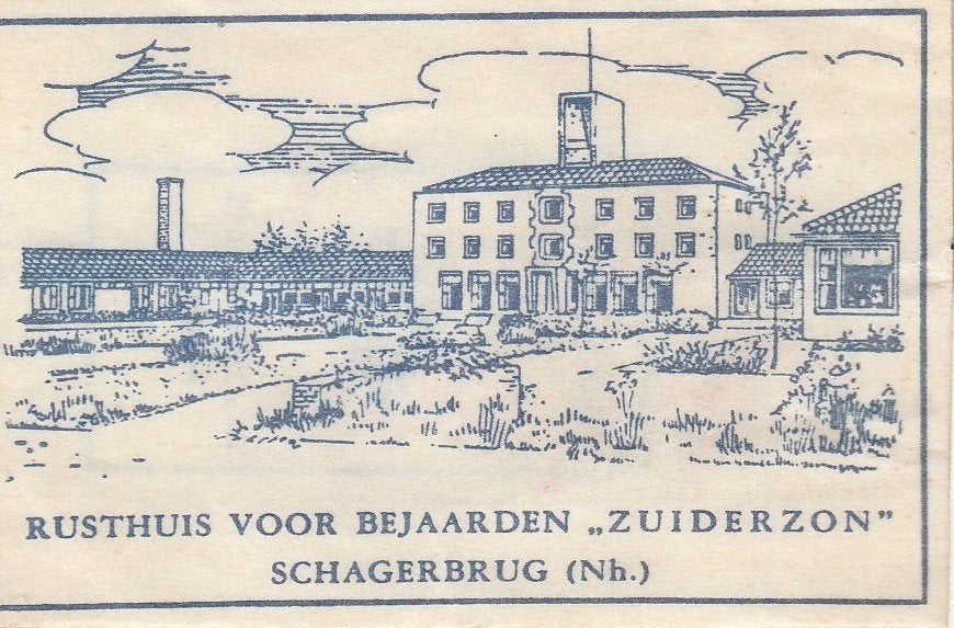 Schagerbrug - rusthuis voor bejaarden - Zuiderzon, Verzamelen, Ophalen of Verzenden